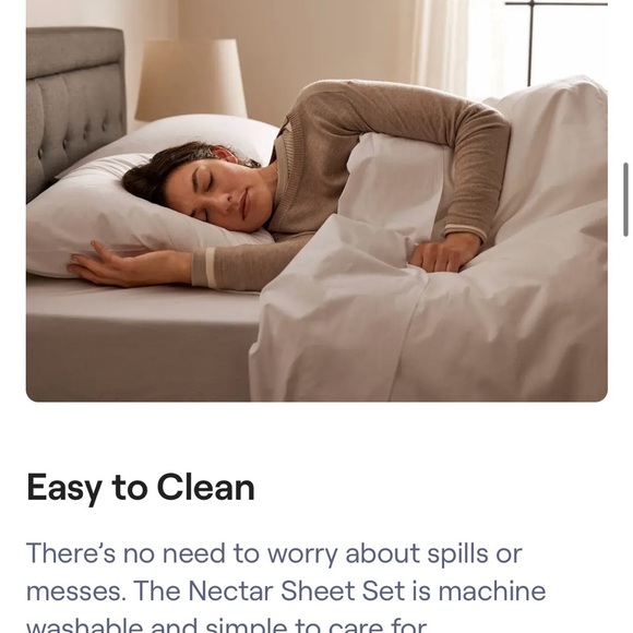 NECTAR “Resident” Twin Sheet Set - Picture 6 of 6